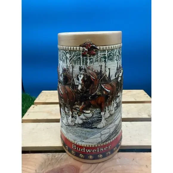 1988 Ceramarte Budweiser Clydesdale Stein-Made Brazil-Collector Series - Picture 6 of 8